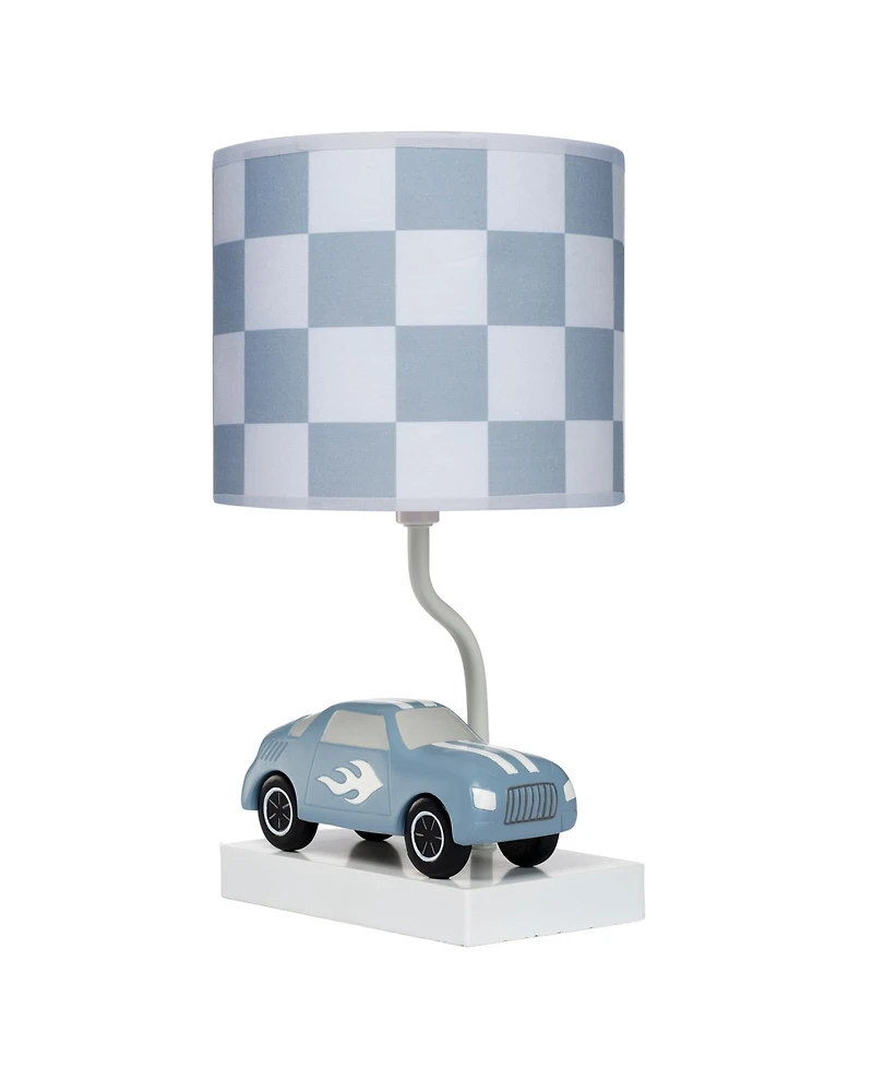 Lambs & Ivy Little Racer Hand Painted Car/Transportation Lamp w/ Shade and Bulb