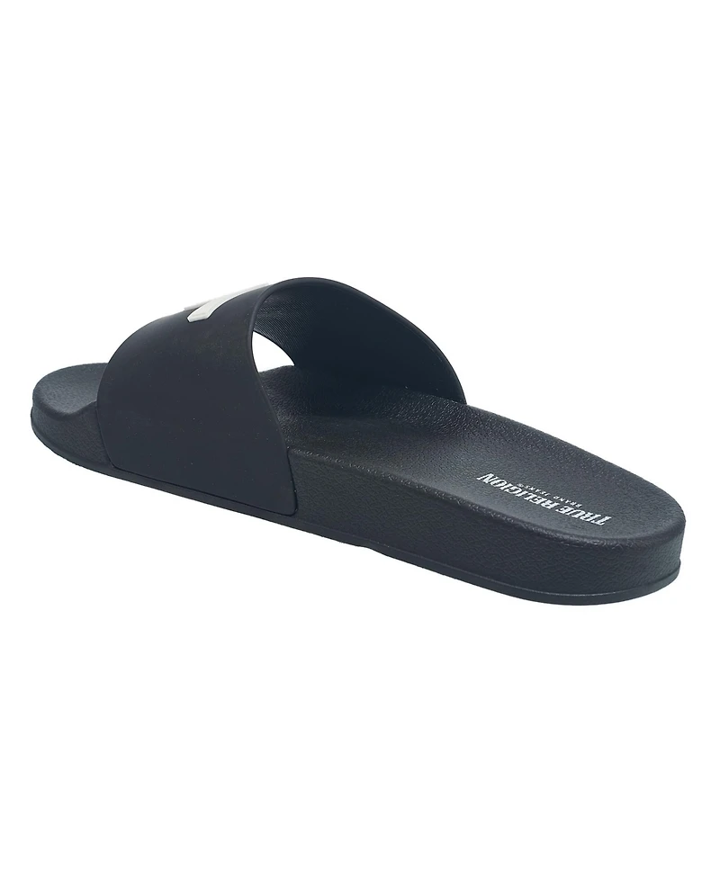 True Religion Men's 112 Logo Slide