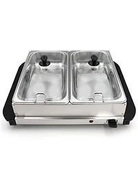 Elite Cuisine 5 Quart Stainless Steel Electric Buffet Server