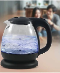 Elite Cuisine 1L Electric Glass Water Kettle