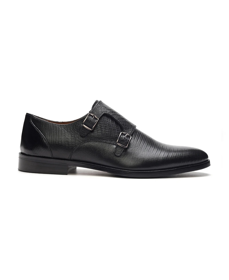 Carlos By Santana Men's Jack Double Monk Strap Dress Shoe