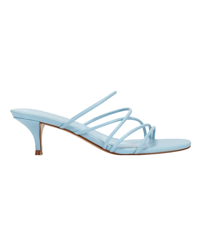 Marc Fisher Ltd Women's Banna Strappy Kitten Heel Sandals