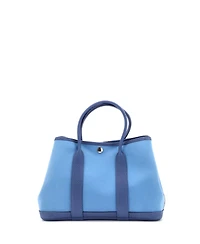 Pre-Owned HERMES 30 Garden Party Tote Toile and Leather