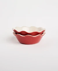 Emile Henry Ceramic 5" Mini Pie Dish, Set of 2