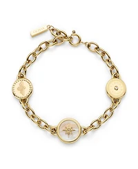 Olivia Burton Signature Charms Gold Tone Bracelet