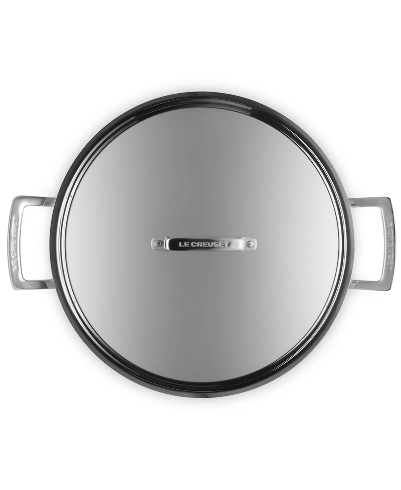 Le Creuset Classic Stainless Steel Deep Round Stockpot, 10 Qt.