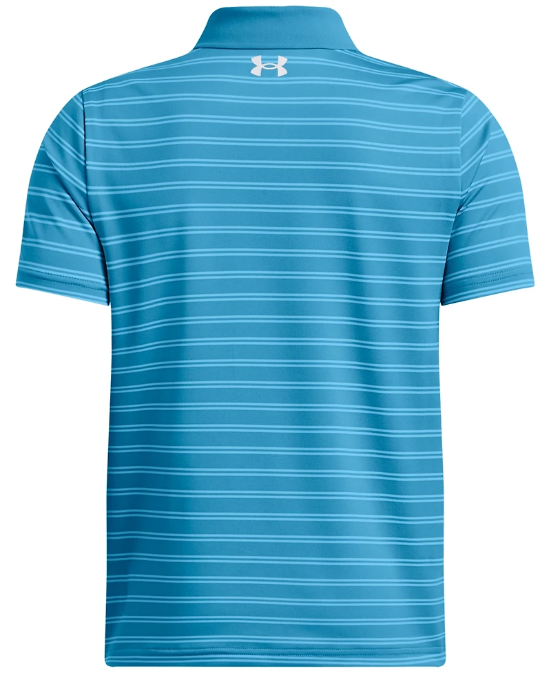 Under Armour Big Boys Performance Stripe Polo Shirt