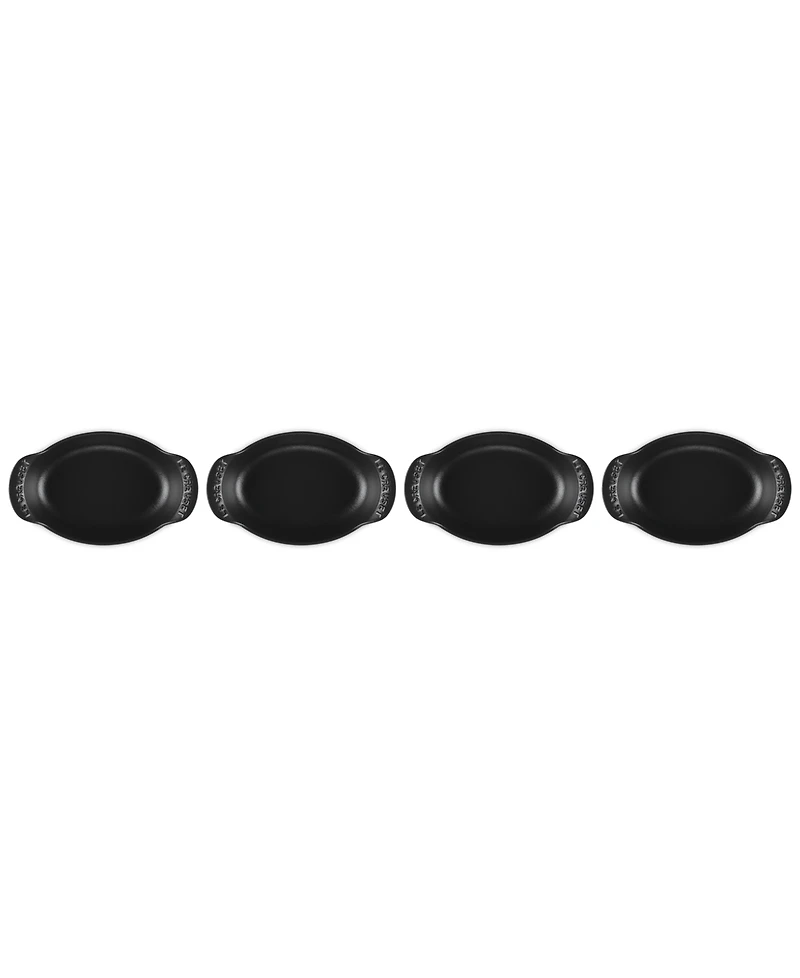 Le Creuset Enameled Cast Iron Mini Oval Bakers, Set of 4
