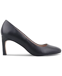 Giani Bernini Women's Verronica Almond Toe Leather Pumps, Created for Macy's