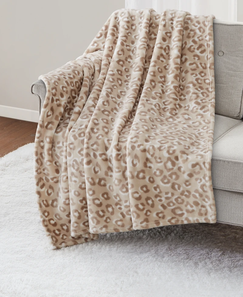 Premier Comfort Cozy Plush Printed Throw, 50" x 70", Exclusively at Macy's
