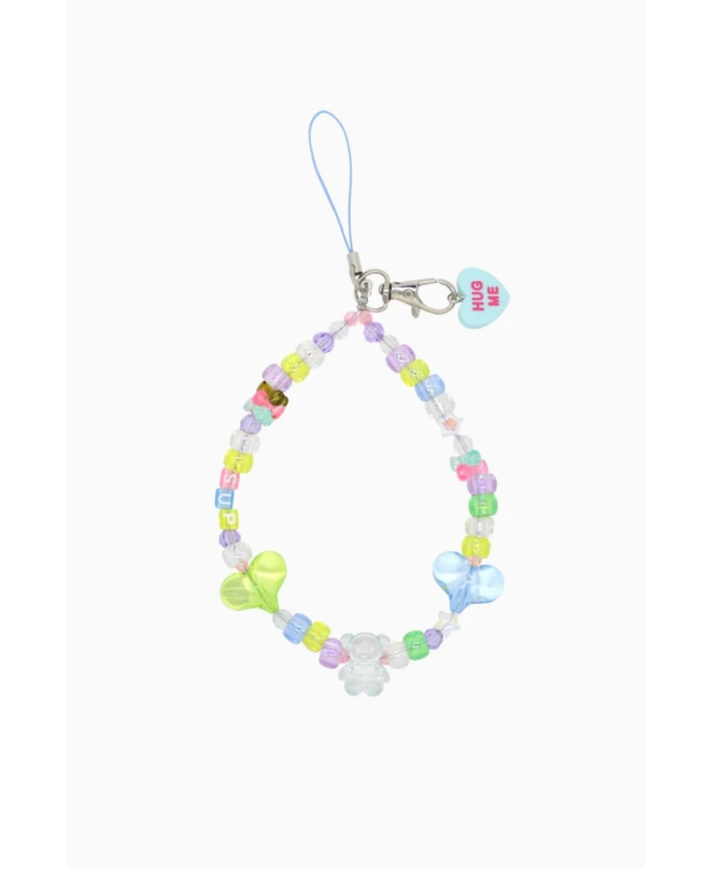Multicolor Various Beads Phone Strap 8.0″