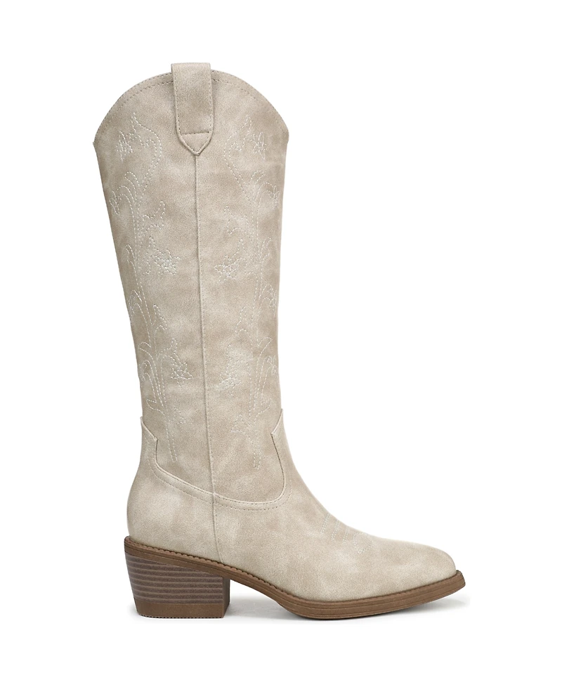 Blowfish Malibu Women's Radio Almond Toe Knee High Western Boots