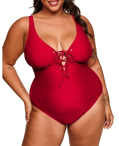 Evangeline Women's Plus-Size Swimwear One Piece Swimsuit