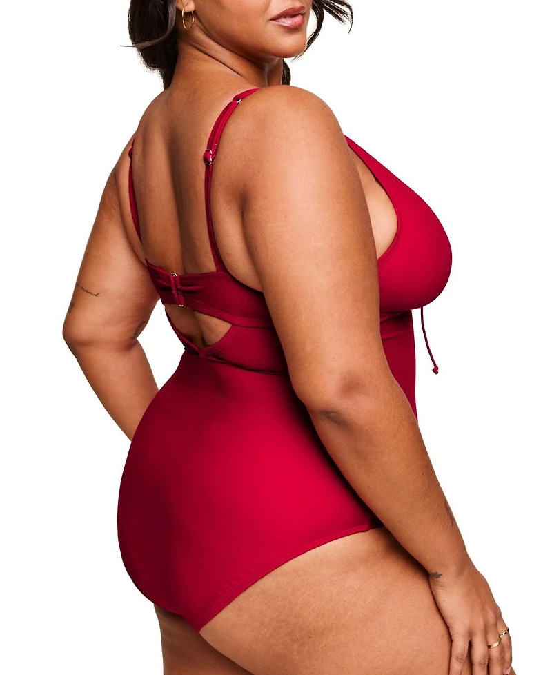 Evangeline Women's Plus-Size Swimwear One Piece Swimsuit