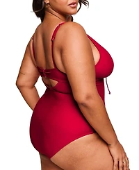 Evangeline Women's Plus-Size Swimwear One Piece Swimsuit