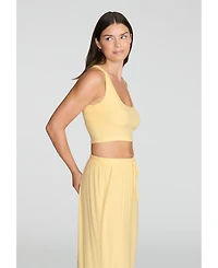 Cuup Women's The Scoop Neck Tank - Modal Silk Rib