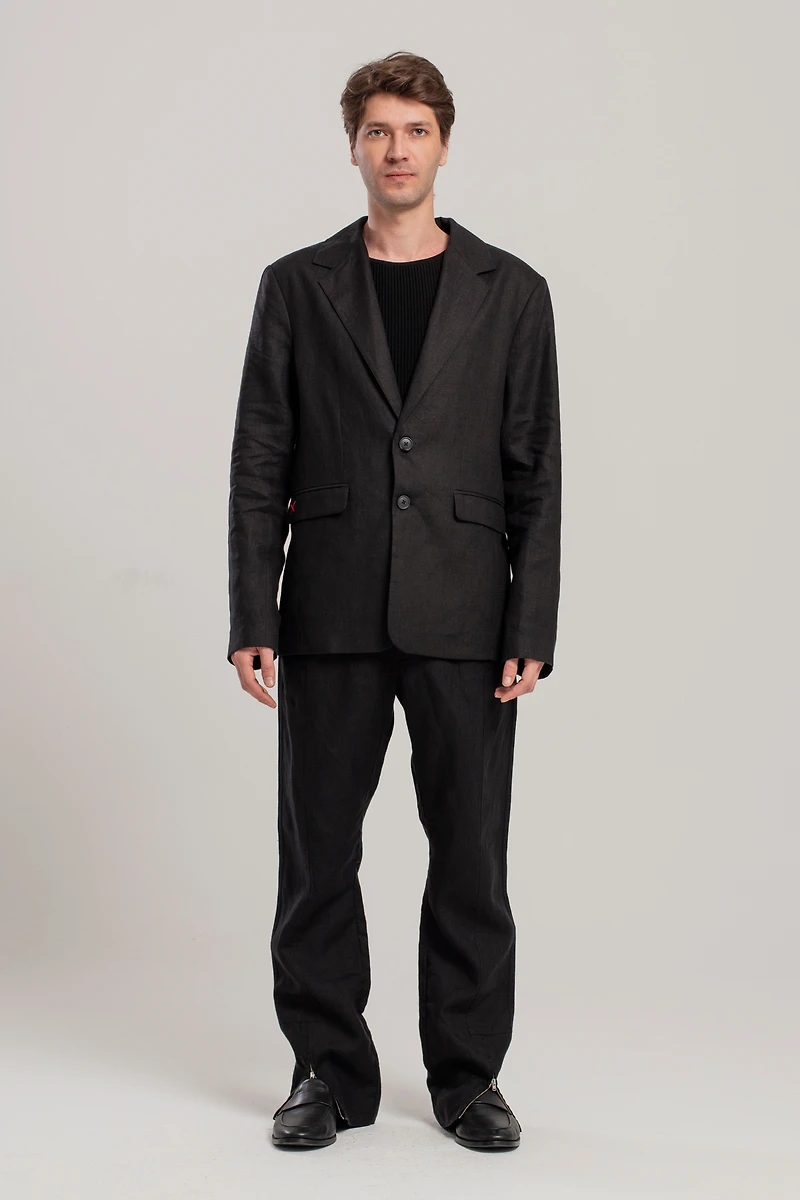 Pcfg Men's Free Heaven Linen Suit Blazer