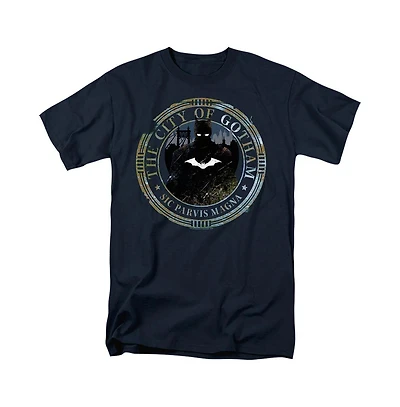 The Batman Mens (2022) Gotham Seal Short Sleeve Adult T-Shirt