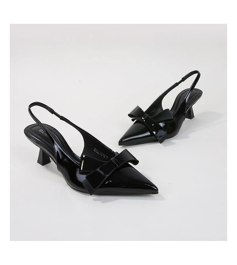 Calliope Slingback Kitten Heels