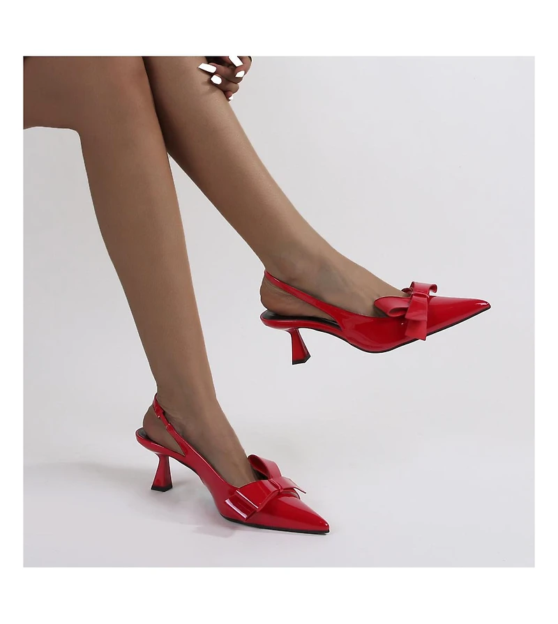 Calliope Slingback Kitten Heels