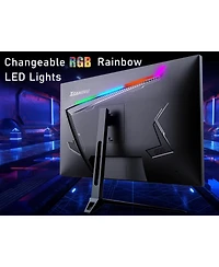 XGaming 27-inch Gaming Monitor with Speaker,Qhd 1440p Monitor, 165Hz 98% sRGB, 1ms, FreeSync, Dual Hdmi&DisplayPort, Led Rainbow Light, Frameless Ips