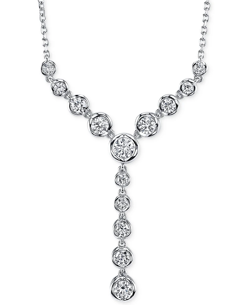 Sirena Diamond Lariat Necklace (1 ct. t.w) in 14k Gold or White Gold