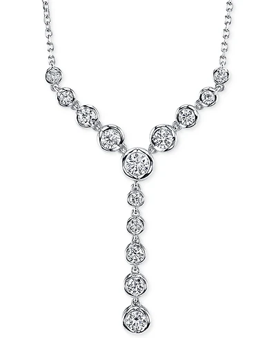 Sirena Diamond Lariat Necklace (1 ct. t.w) in 14k Gold or White Gold