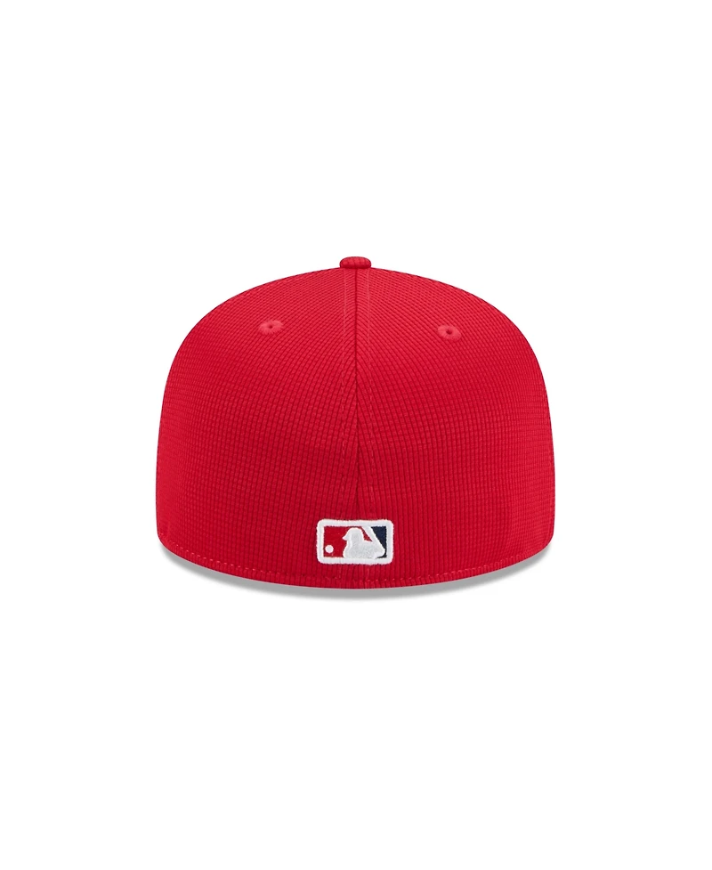New Era Men's Red Los Angeles Angels 2025 Spring Training 59FIFTY Fitted Hat