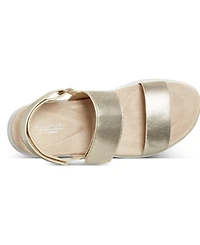 Rockport Women's Qwera Open Toe Strappy Casual Wedge Sandals