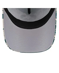 New Era Men's Hunter Green/Cream Milwaukee Bucks Tip Off A-Frame Trucker 9FORTY Adjustable Hat