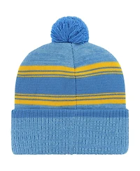 '47 Brand Men's Powder Blue Los Angeles Chargers Fadeout Cuffed Knit Hat with Pom