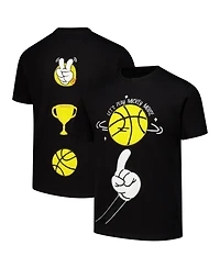 Freeze Max Big Boys and Girls Mickey Mouse Black Mickey Friends Let's Play T-Shirt