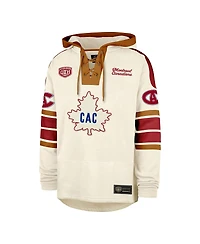 47 Brand Men's Montreal Canadiens Blue Line Heritage Lacer Pullover Hoodie