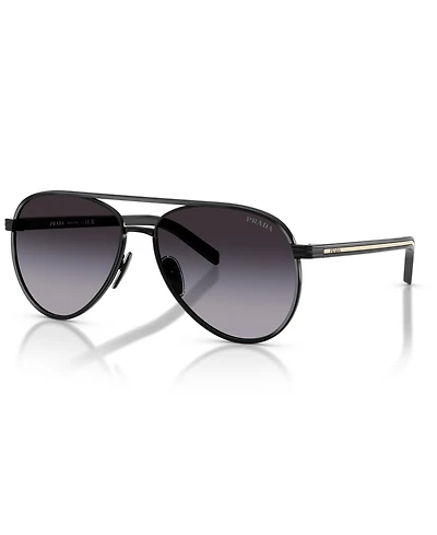 Prada Women's Large Pilot Aviator Sunglasses, PRB57S