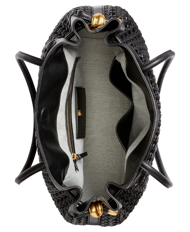 Shop Donna Karan New York Plainview Chain Drawstring Tote Bag at