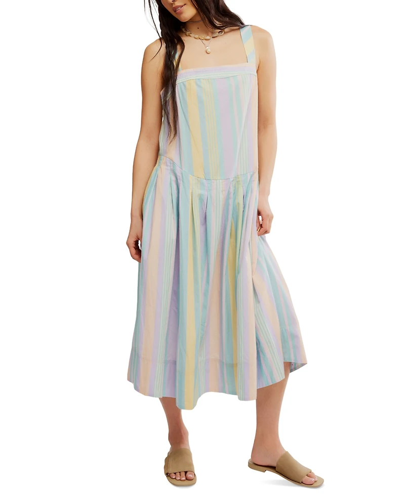Free People Women's Primavera Striped Midi Dress