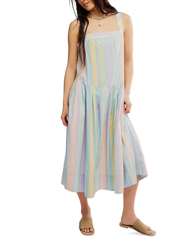 Free People Women's Primavera Striped Midi Dress