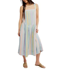 Free People Women's Primavera Striped Midi Dress