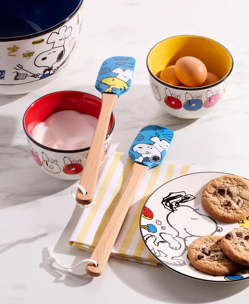 Lenox Chef Snoopy Kitchen Spatulas, Set of 2, Blue