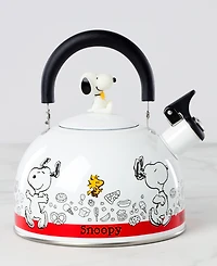 Lenox Chef Snoopy Enamelware Tea Kettle