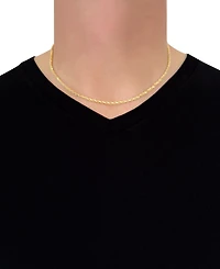 Italian Gold Forza Rope Chain 18" Necklace (2-3/4mm) in 14k Gold