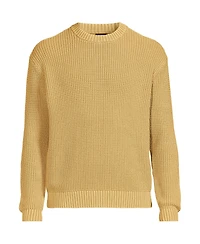 Lands' End Men's Long Sleeve Drifter Garment Dyed Sweater