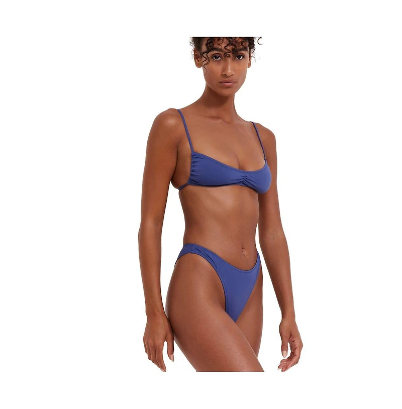 Flirtt Gottex Women's Solid V Neck Bikini Top