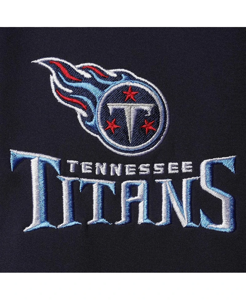 Dunbrooke Men's Navy/Gray Tennessee Titans Big Tall Alpha Full-Zip Hoodie Jacket