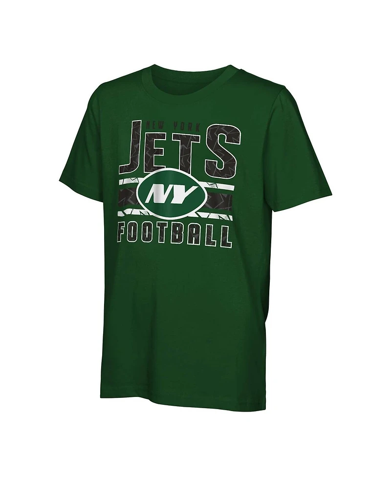 Outerstuff Big Boys and Girls New York Jets In the Mix T-Shirt Combo Set