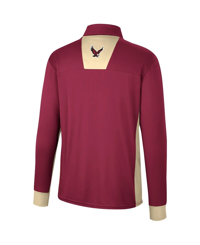 Colosseum Men's Maroon Boston College Eagles Bart Quarter-Zip Top