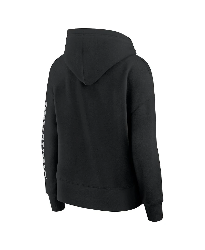 Fanatics Women's Black Pittsburgh Penguins Elements Next Pullover Hoodie