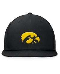 Top of the World Men's Black Iowa Hawkeyes Fundamental Snapback Hat