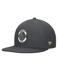 Fanatics Men's Charcoal Vegas Golden Knights Authentic Pro Training Camp Snapback Hat