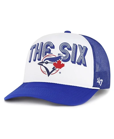 '47 Brand Men's Royal Toronto Blue Jays Retro Region Foam Trucker Adjustable Hat
